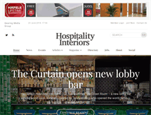 Tablet Screenshot of hospitality-interiors.net